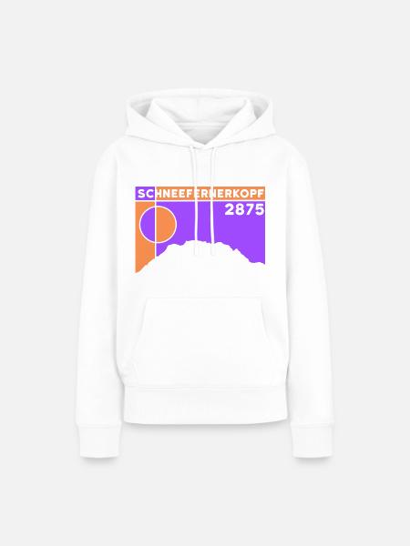 Schneefernerkopf Souvenir Andenken Geschenk - Frauen Premium Bio Hoodie - Weiß
