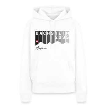 Dachstein Austria Schladming Steiermark Retro Berg - Frauen Premium Bio Hoodie - Weiß - Vorne - Julia (174cm)