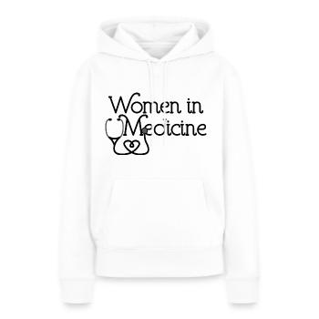 Frauen in der Medizin, Arzt, Angehörige der Gesundheitsberufe - Frauen Premium Bio Hoodie - Weiß - Vorne - Julia (174cm)