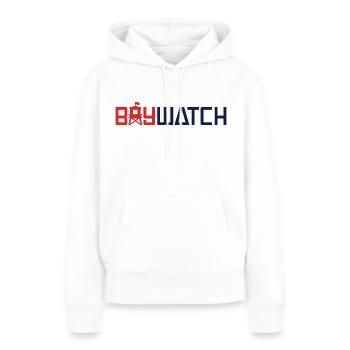 Baywatch Logo - Frauen Premium Bio Hoodie - Weiß - Vorne - Julia (174cm)