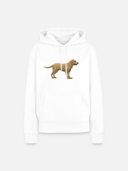 Hunde Design - Frauen Premium Bio Hoodie - Weiß
