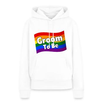 Gay Pride Groom To Be Gay Groom schwuler Verlobter LGBTQ - Frauen Premium Bio Hoodie - Weiß - Vorne - Julia (174cm)