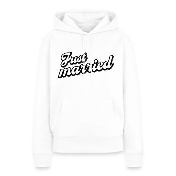 Just married married couple - Women’s Premium Organic Hoodie - white - Front - Julia (174cm)