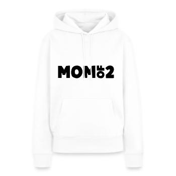Mom of 2 - Women’s Premium Organic Hoodie - white - Front - Julia (174cm)