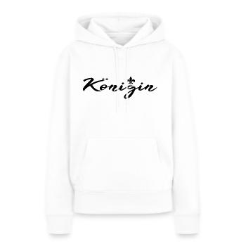 Königliche Frauenmode: Für die Königin in dir! - Frauen Premium Bio Hoodie - Weiß - Vorne - Julia (174cm)