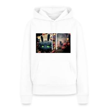 Bugging - Women’s Premium Organic Hoodie - white - Front - Julia (174cm)