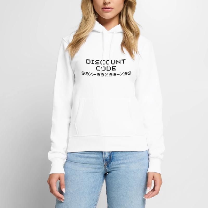 Rabattcode/Rabattcode 99 Frauen Premium Bio Hoodie