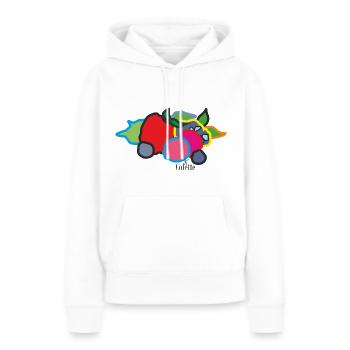 Colette Früchte - Frauen Premium Bio Hoodie - Weiß - Vorne - Julia (174cm)