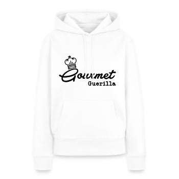 Gourmet Guierilla - Frauen Premium Bio Hoodie - Weiß - Vorne - Julia (174cm)