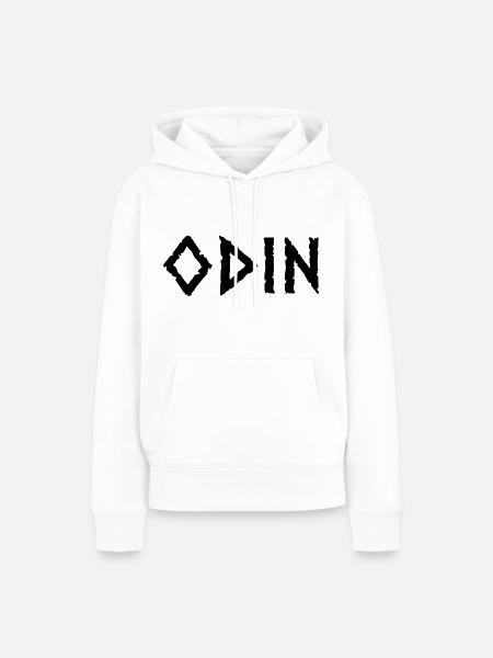 Odin - Frauen Premium Bio Hoodie - Weiß