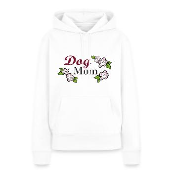 Dog Mom Hunde Mami - Frauen Premium Bio Hoodie - Weiß - Vorne - Julia (174cm)