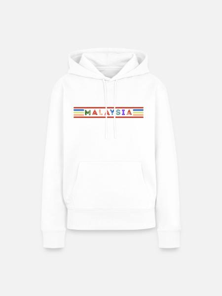 Malaysien - Frauen Premium Bio Hoodie - Weiß