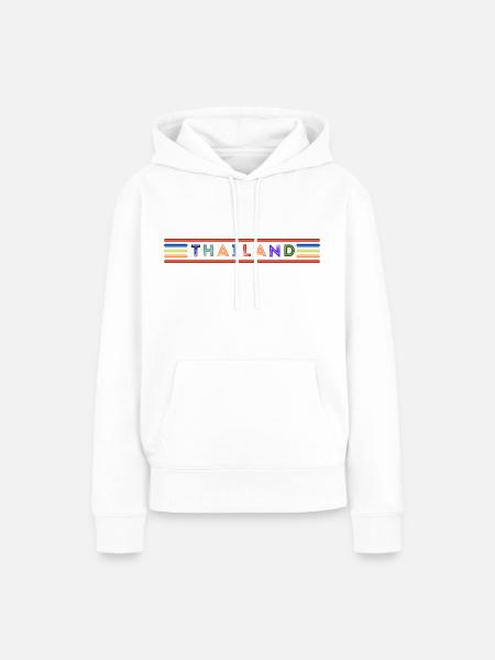 Thailand - Frauen Premium Bio Hoodie - Weiß