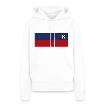 The New Kickers - Women’s Premium Organic Hoodie - white - Front - Julia (174cm)