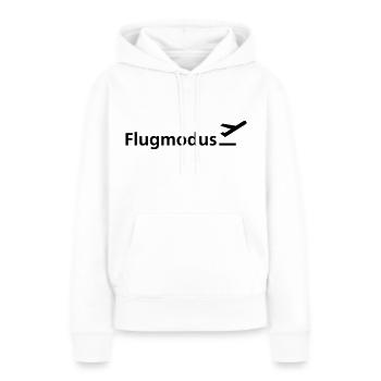 Flugmodus - Frauen Premium Bio Hoodie - Weiß - Vorne - Julia (174cm)