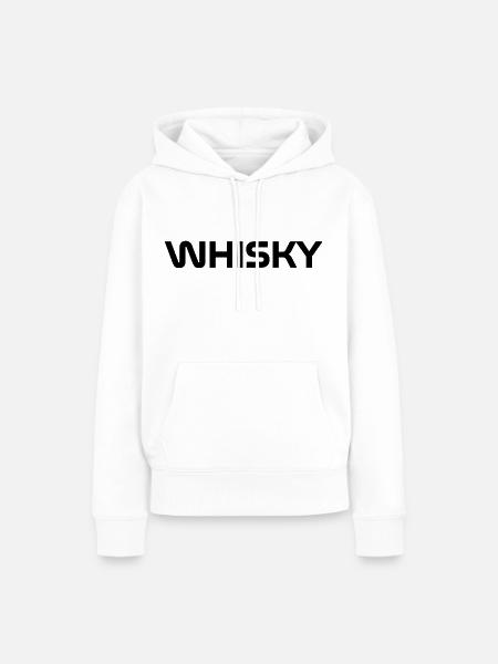 WHISKY - Frauen Premium Bio Hoodie - Weiß