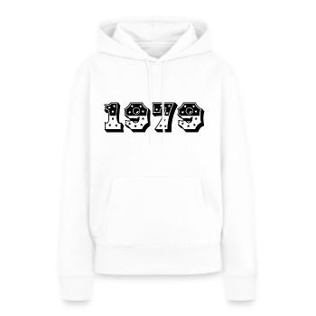 1979 Year of birth Gift idea - Women’s Premium Organic Hoodie - white - Front - Julia (174cm)