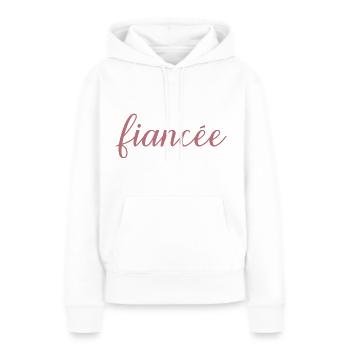 Verlobte Matching Verlobung Hochzeit Flitterwochen - Frauen Premium Bio Hoodie - Weiß - Vorne - Julia (174cm)