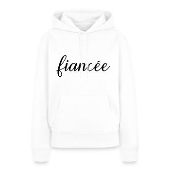 Verlobte Matching Verlobung Hochzeit Flitterwochen - Frauen Premium Bio Hoodie - Weiß - Vorne - Julia (174cm)