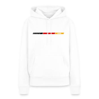 #GER - Women’s Premium Organic Hoodie - white - Front - Julia (174cm)