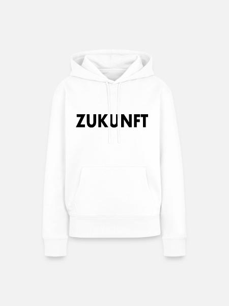 Zukunft - Frauen Premium Bio Hoodie - Weiß