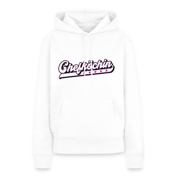 Farben änderbar | Chefköchin - Frauen Premium Bio Hoodie - Weiß - Vorne - Julia (174cm)