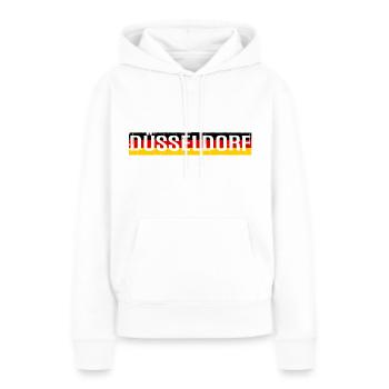 DÜSSELDORF DÜSSELDORFER RUHRGEBIET RUHRPOTT - Sweat à capuche Premium bio Femme - blanc - Devant - Julia (174cm)