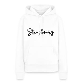 Strasbourg Frankreich Stadt Straßburg - Frauen Premium Bio Hoodie - Weiß - Vorne - Julia (174cm)