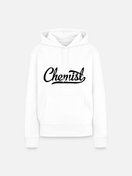 Chemiker - Frauen Premium Bio Hoodie - Weiß