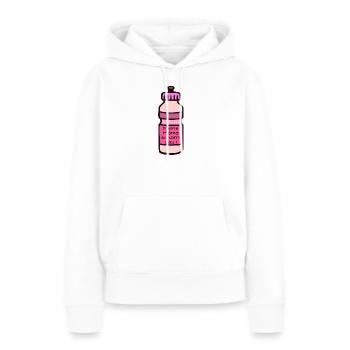 MAMA SPORT MOTIVATION - Frauen Premium Bio Hoodie - Weiß - Vorne - Julia (174cm)