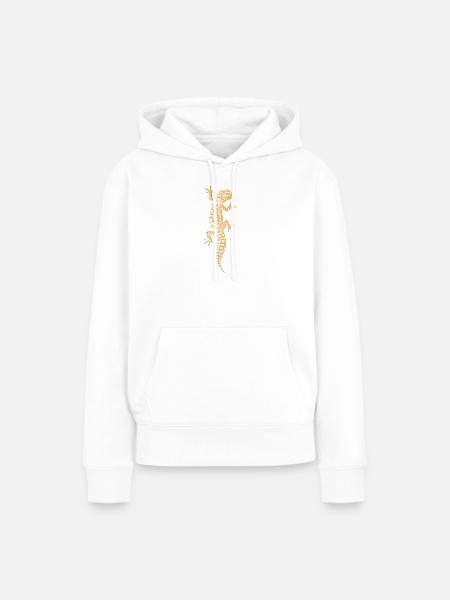 Leopardgecko - Frauen Premium Bio Hoodie - Weiß