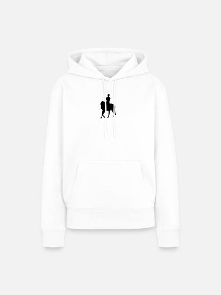 Pferde Wettbewerb - Frauen Premium Bio Hoodie - Weiß