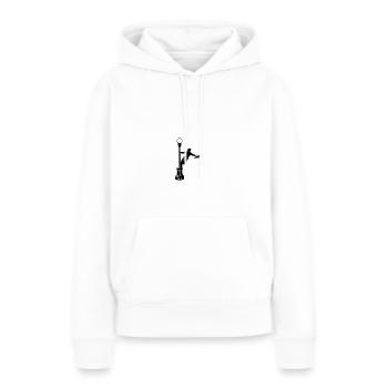 Quote - Women’s Premium Organic Hoodie - white - Front - Julia (174cm)