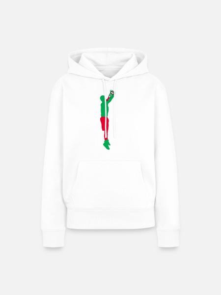 Alkohol - Frauen Premium Bio Hoodie - Weiß