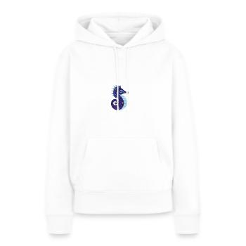 Meerestiere - Frauen Premium Bio Hoodie - Weiß - Vorne - Julia (174cm)