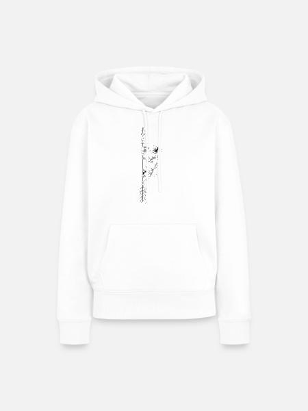 Leone - Frauen Premium Bio Hoodie - Weiß