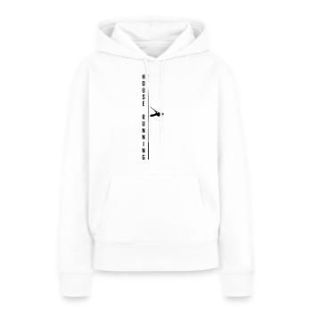 House,running,hochhaus,extrem,sport,rennen,gurt - Frauen Premium Bio Hoodie - Weiß - Vorne - Julia (174cm)