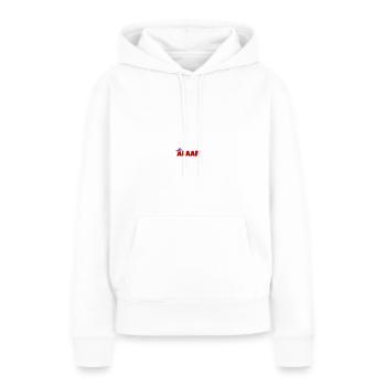 Alaaf - Frauen Premium Bio Hoodie - Weiß - Vorne - Julia (174cm)