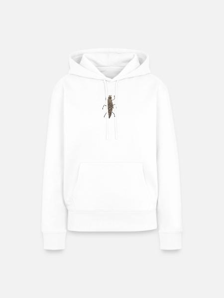 Insekt III - Frauen Premium Bio Hoodie - Weiß