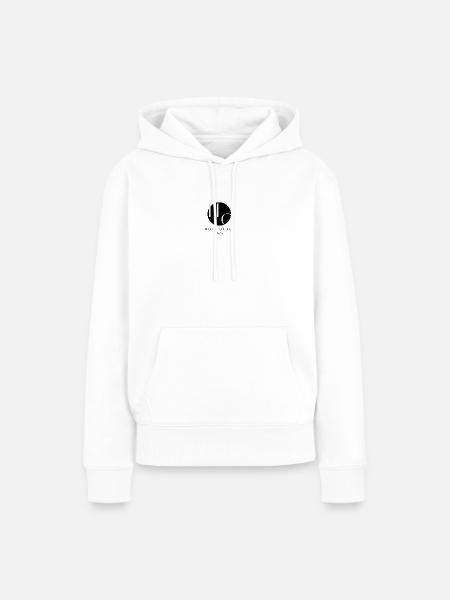 Home Office Enthausiast - Frauen Premium Bio Hoodie - Weiß