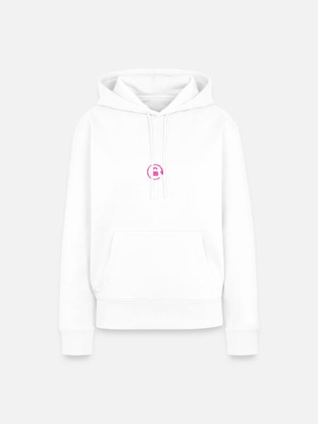 Drehen sperren - Frauen Premium Bio Hoodie - Weiß