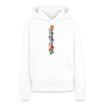 Many teddy bears - many teddies - Women’s Premium Organic Hoodie - white - Front - Julia (174cm)