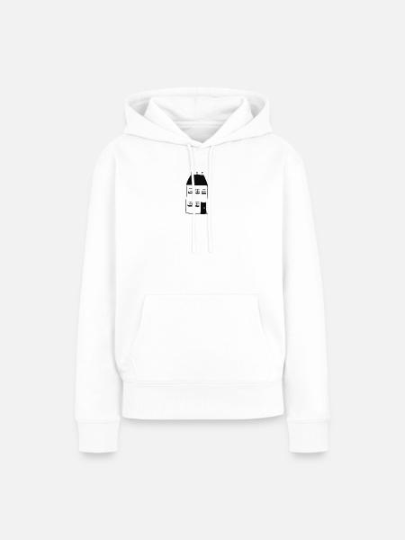 Haus - Frauen Premium Bio Hoodie - Weiß