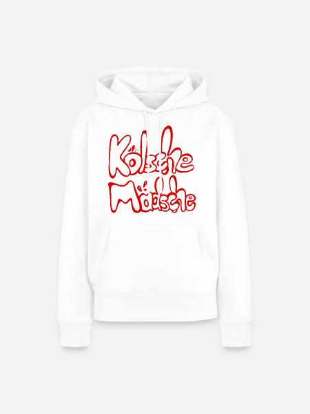 Kölsche Mädsche Kölner Mädchen Kölsch Mundart - Frauen Premium Bio Hoodie - Weiß