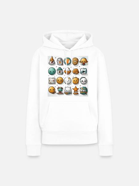 Die Geeks-Bleibe - Frauen Premium Bio Hoodie - Weiß