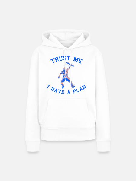 Architektur Witz - Frauen Premium Bio Hoodie - Weiß