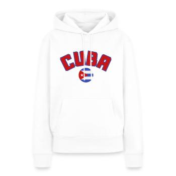 Viva la Cuba - Frauen Premium Bio Hoodie - Weiß - Vorne - Julia (174cm)