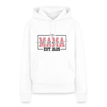 Cute Mama Est. 2025 New Mom Mother's Day Gift - Frauen Premium Bio Hoodie - Weiß - Vorne - Julia (174cm)