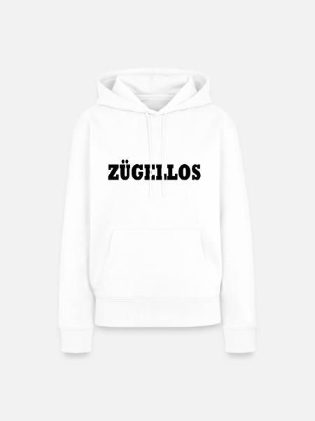 zügellos - Frauen Premium Bio Hoodie - Weiß