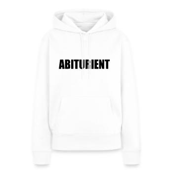 abiturient - Frauen Premium Bio Hoodie - Weiß - Vorne - Julia (174cm)